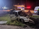 Парень и девушка попали в жуткую аварию на проспекте Курчатова