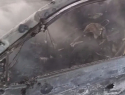 Сгорели заживо: появилось видео иссеченного осколками автомобиля на трассе Зимовники – Элиста  