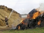 В Красноярской сгорел огромный сенник