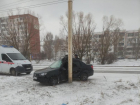 Снег в Волгодонске привел к ДТП