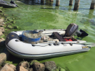 На Сухо-Соленовском заливе задержали «скоростного» браконьера на резиновой лодке 