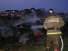 В Мартыновском районе на ферме  сгорел вагончик