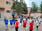 Полицейские Волгодонска провели зарядку для детсадовцев
