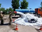 Зажатый «жигуль» с автоледи пожарные залили пеной: как проходили учения по отработке особо жестких случаев ДТП 