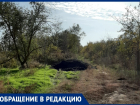 Кучу асфальта выкинули за садоводством «Мирный атом» в Волгодонске