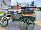 Пулеметную тачанку установили в центре станицы Маркинской