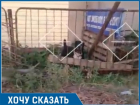 За этим сопливым забором сидит собака-убийца, - волгодончанка