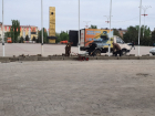 Коммунальные службы Волгодонска спешно готовят площадь Победы к 9 мая
