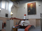 На Цимлянской ГЭС завершили модернизацию «сталинской» турбины под портретом Ленина