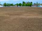 В Волгодонске на стадионе «Труд» заложили «черноземный» газон