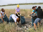 30 мешков мусора собрали волгодонцы вдоль берега Сухо-Соленовского залива