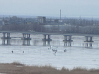 Талые воды на заливе и +6 за окном не остановили любителей зимней рыбалки от выхода на лед в Волгодонске