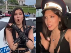 На машине ДПС с мигалками увезли Анет Сай с концерта в Волгограде