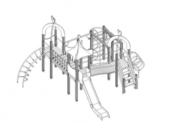 Детская деревянная игровая площадка и тренажеры появится в сквере «Юность» в Волгодонске 