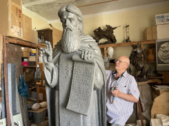 Меценат заказал памятник Сергия Радонежского в Белгородскую область волгодонскому скульптору Дердиященко
