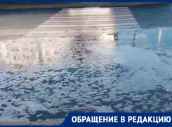 «Нам плыть теперь?»: после ремонта дороги на Академика Королева стала образовываться огромная лужа