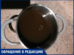  Питьевая вода из водопровода в Цимлянске приобрела ржаво-коричневый цвет