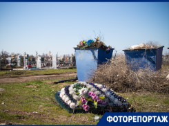 Как выглядят кладбища в Волгодонске в преддверии Пасхи 