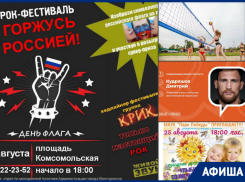 Рок-фестиваль, встреча с Дмитрием Кудряшовым и фестиваль уличного кино: что ждет волгодонцев на этой неделе