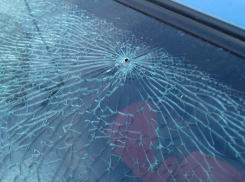 Заднее стекло автомобиля расстреляли возле дома в Волгодонске