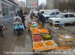 В Волгодонске продолжается борьба со стихийными продавцами