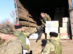 Казачьим подразделениям в зону СВО передали гуманитарный груз 