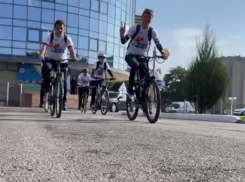 Измерять радиационный фон отправились на велосипедах сотрудники Ростовской АЭС