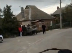 В Романовке легковушка перевернулась и упала на собственную крышу 