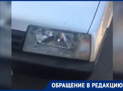 Повисший над дорогой провод ЛЭП повредил автомобиль волгодонца на Первомайском