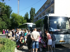 Колонна автобусов с детьми из Волгодонска выдвинулась в Анапу