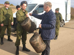 Гуманитарный груз для мобилизованных из Волгодонска доставил глава администрации 