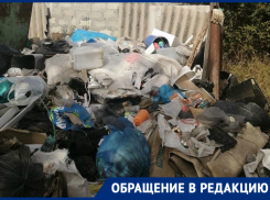 Волгодонцы возмутились огромной свалкой посреди садоводства «Рассвет» 