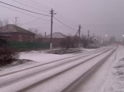 Градом засыпало Цимлянск
