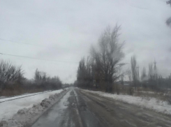 Дорога к главной крещенской купели Волгодонска превратилась в ледяной каток