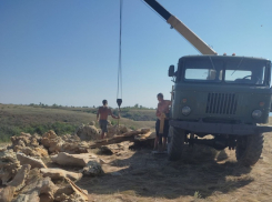 Пляжи опустошаются: редкие геологические находки и природные камни на грузовиках вывозят с берегов Цимлянского водохранилища под Саркелом