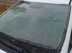 Лобовое стекло вдребезги: в Волгодонске неизвестные выбросили на машину из окна многоэтажки бутылку кефира