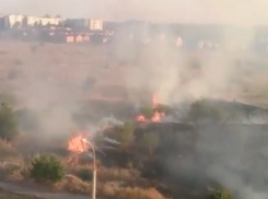 В Волгодонске выгорел участок размером с футбольное поле 