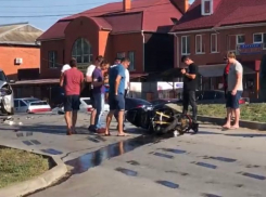 Жуткая авария с участием мотоциклиста произошла в Волгодонске 