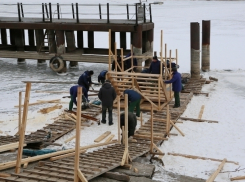 В Волгодонске купель почти готова принимать желающих окунуться в Иордань