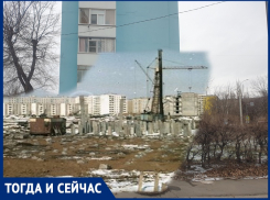 Строительство дома на улице Энтузиастов 40 лет назад в половинчатом микрорайоне