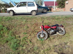 В Волгодонском районе в ДТП пострадал 15-летний водитель мотоцикла
