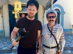 Известный волгодонец боксер Дмитрий Кудряшов принял казачью присягу