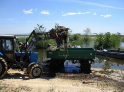 Тонны браконьерских сетей извлекли из Цимлянского водохранилища