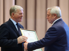 Губернатор Голубев вручил главе администрации Волгодонска диплом за эффективную деятельность мэрии