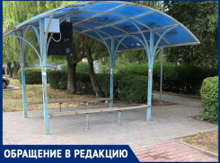 «Рядом собор, а мусорной урны нет»: волгодончанка о состоянии остановки «Рынок «Авангард» 