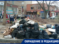 «Страшно смотреть!»: волгодонцев возмутила огромная свалка у рынка на «Насосной»