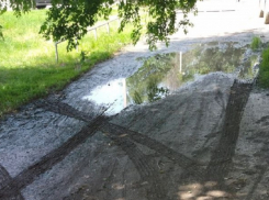 В ДСиГХ сообщили, что болото, где застревают детские коляски, развела управляющая компания