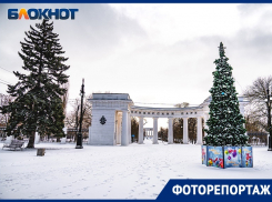 Цимлянск погрузился в снежную сказку