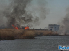 В Волгодонске снова бушуют ландшафтные пожары