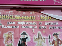 Вандалы в Волгодонске оборвали новогодние украшения на улице Ленина
